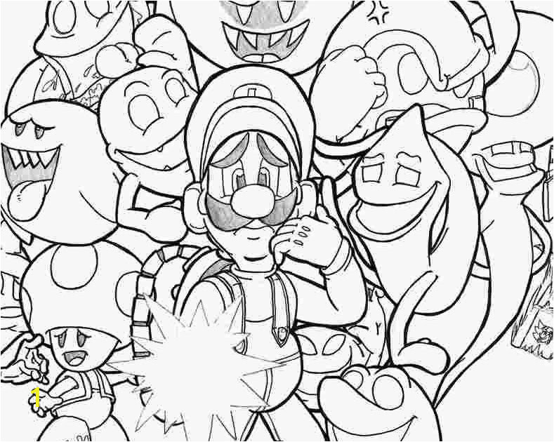 Luigis Mansion Coloring Coloring Pages