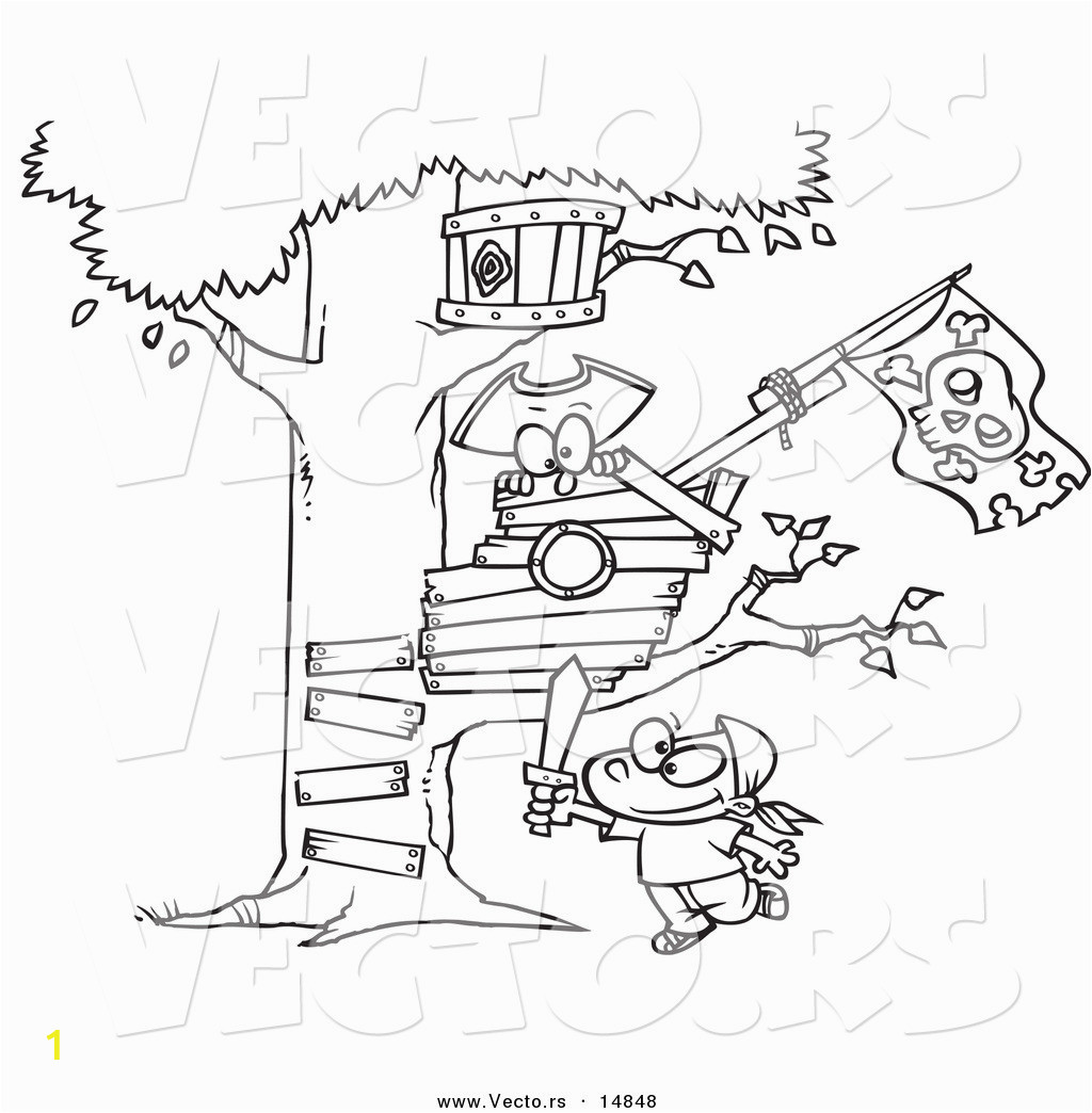 treehouse coloring sheets