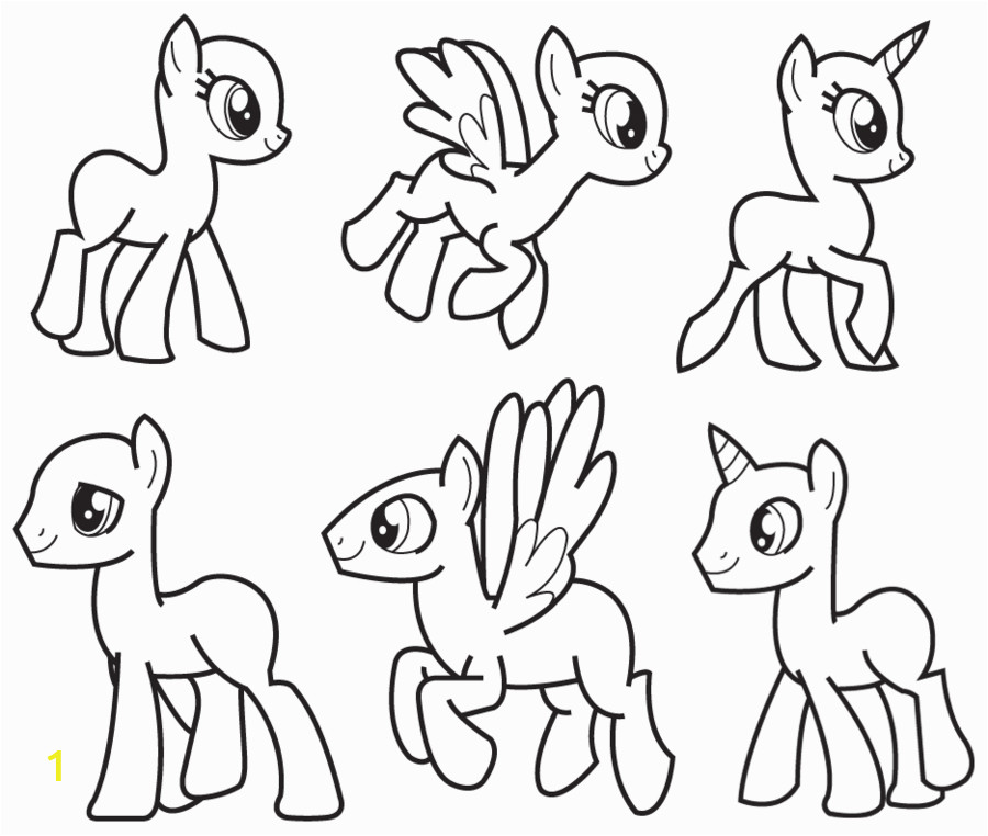 Make Your Own My Little Pony Coloring Pages My Little Pony Template Printables
