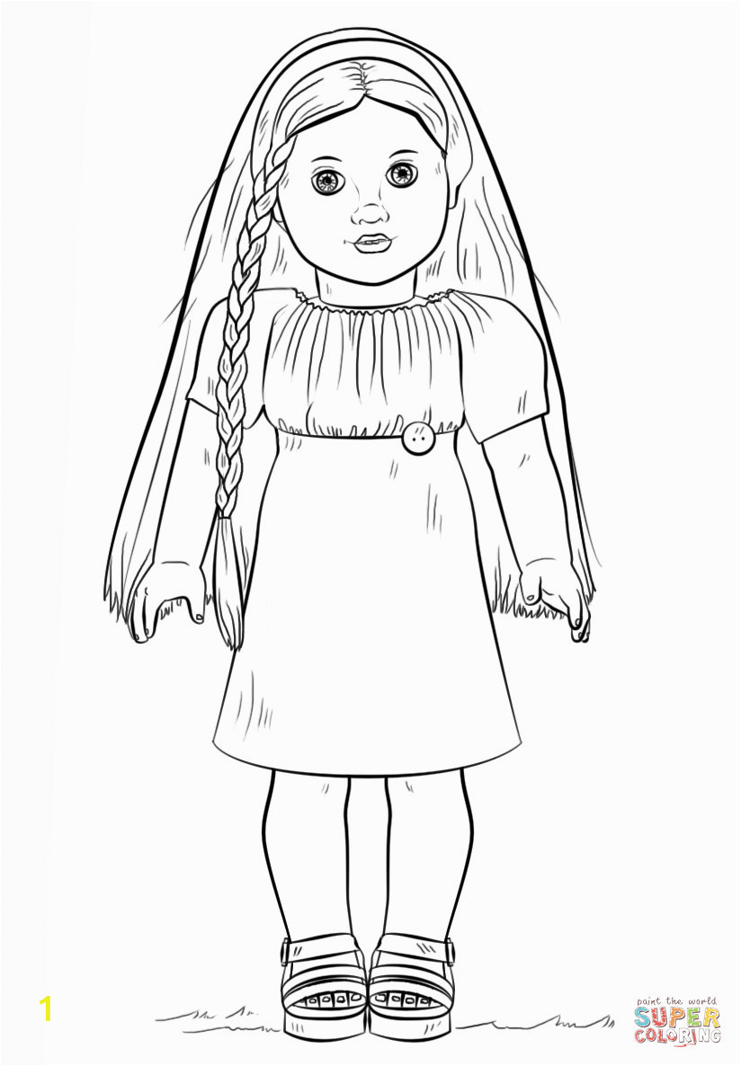 american girl doll mckenna coloring pages