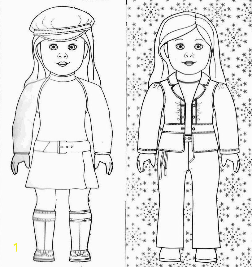 american girl doll mckenna coloring pages