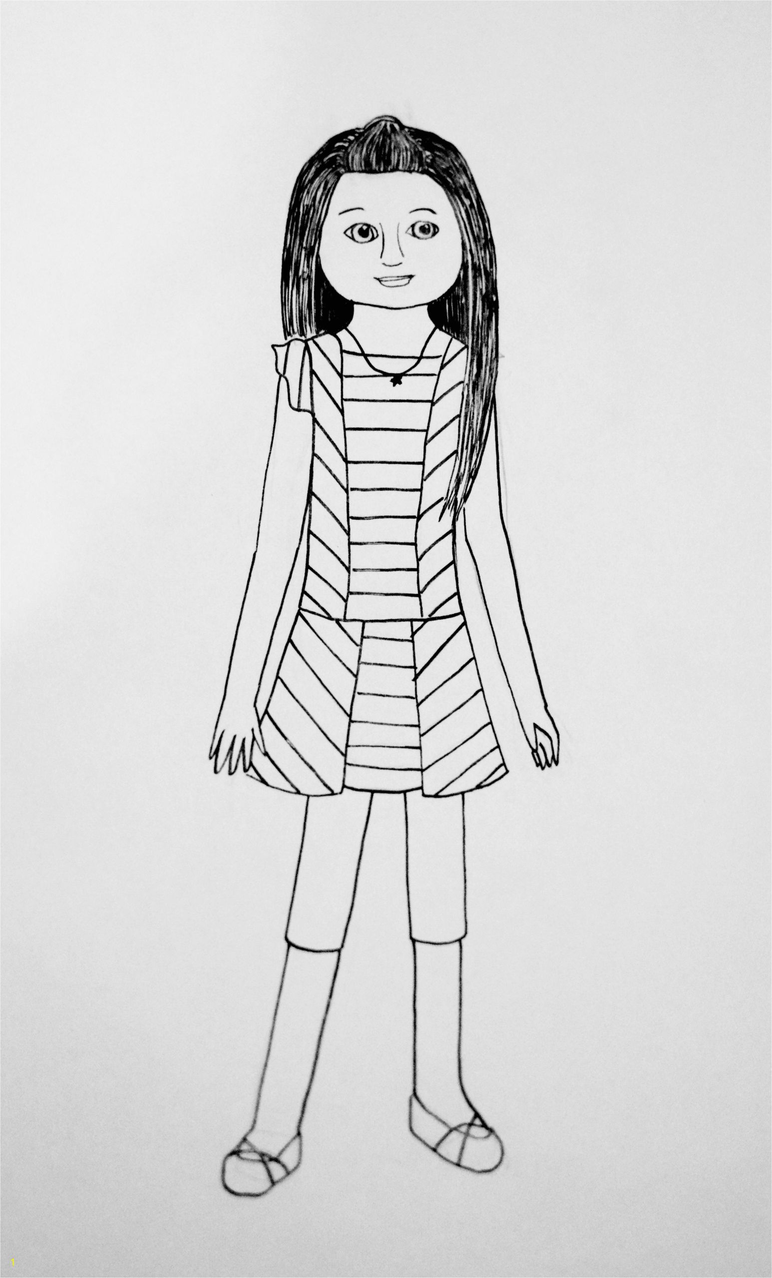 american girl doll mckenna coloring pages