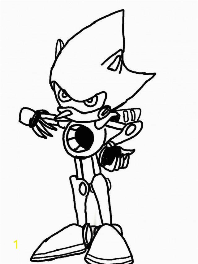 Metal sonic Coloring Pages to Print Metal sonic Coloring Pages Coloring Home