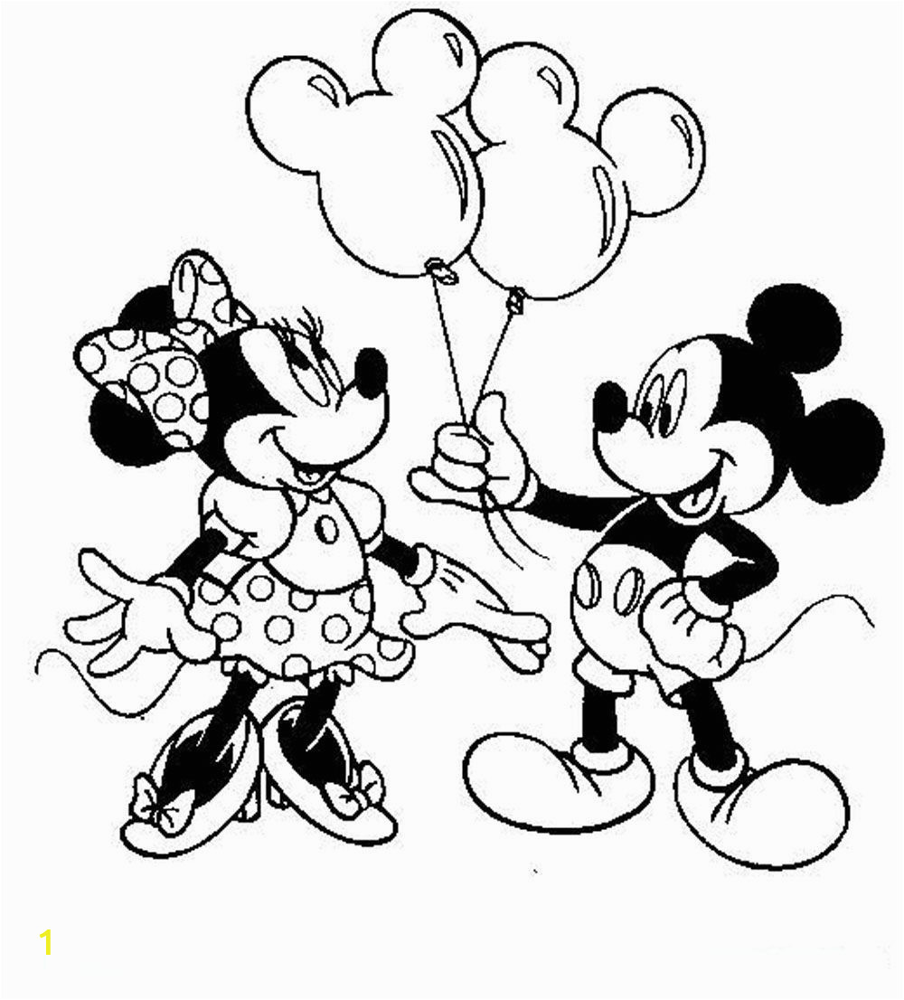 free disney minnie mouse coloring pages