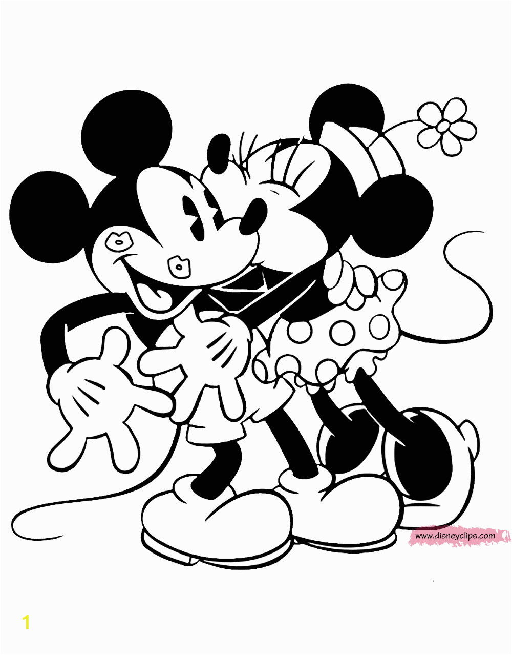 Mickey and Minnie Valentines Day Coloring Pages Disney Valentine S Day Coloring Pages 2