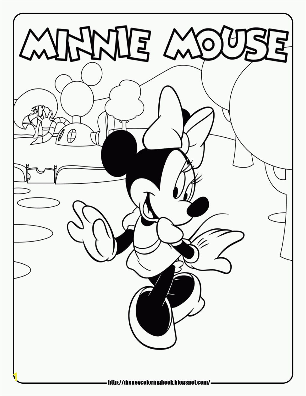 Mickey Mouse Clubhouse Coloring Pages Online Coloring Page Mickey Mouse Clubhouse Coloring Home