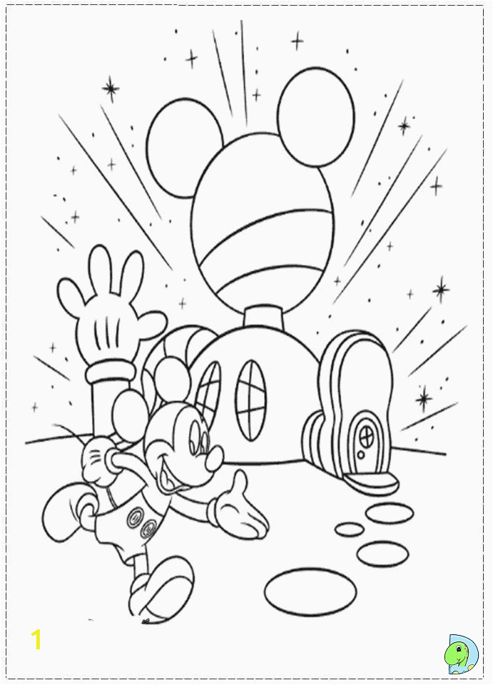 mickey mouse clubhouse printable coloring pages