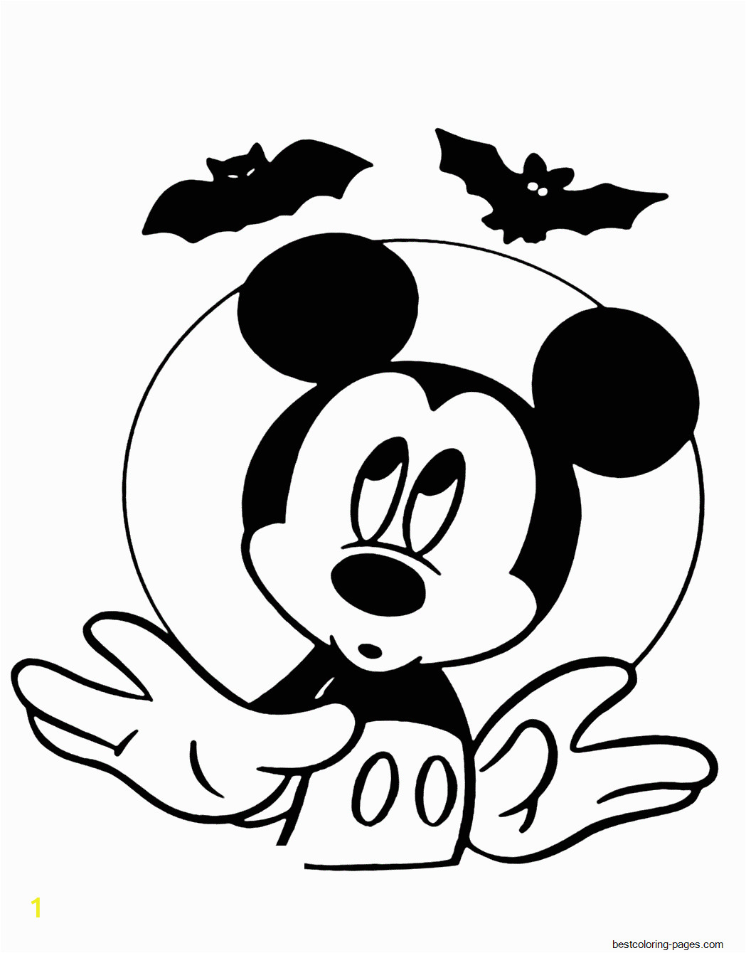 mickey mouse and bats disney halloween