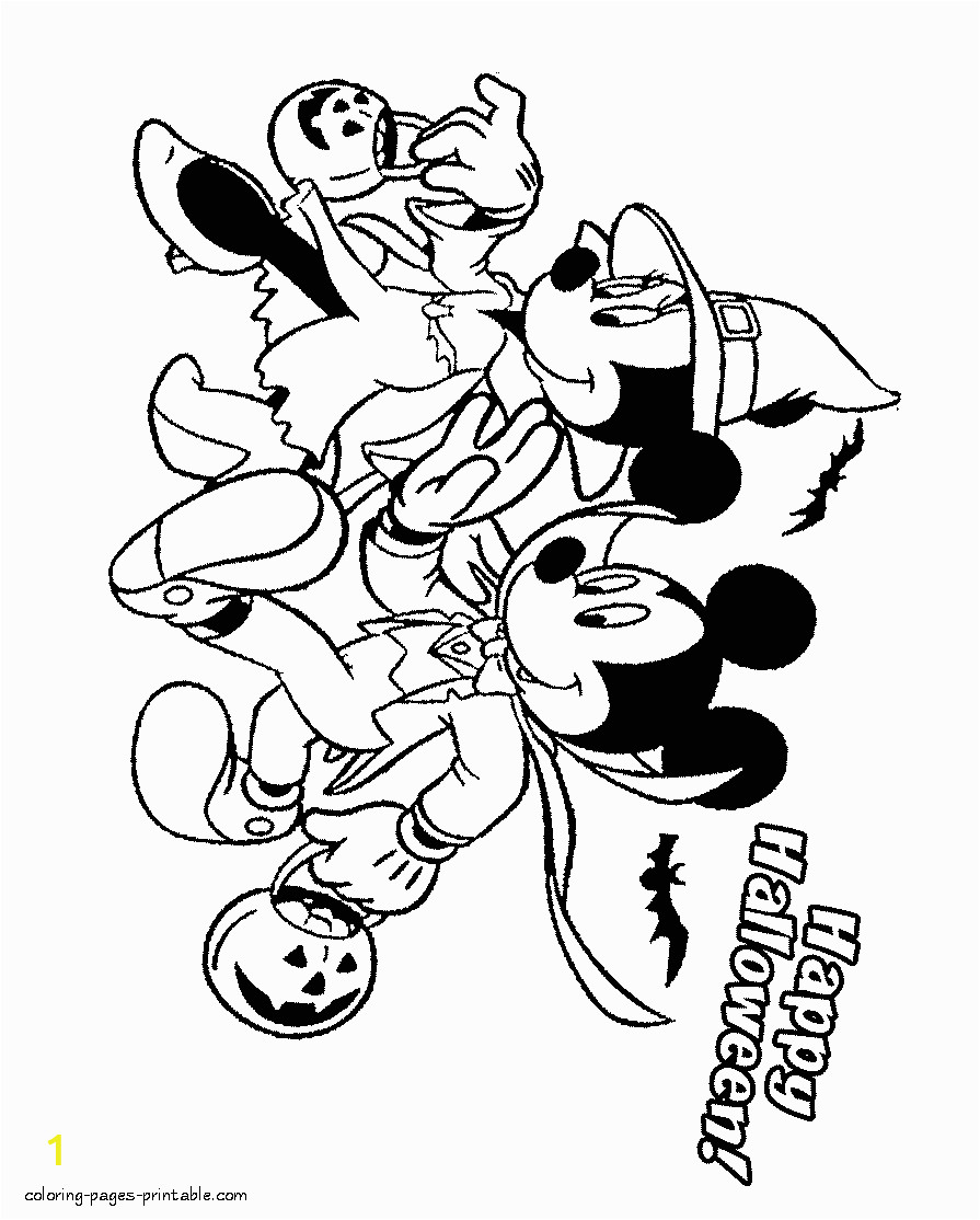 disney halloween coloring pages 16