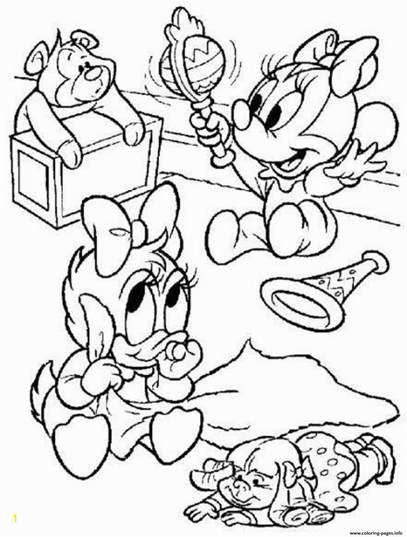 minnie mouse and daisy duck coloring pages