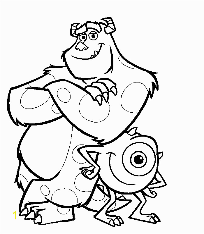 monster inc coloring pages