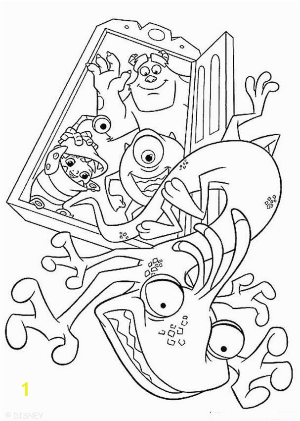 Monster Inc Coloring Pages to Print Monsters Inc Coloring Pages Best Coloring Pages for Kids