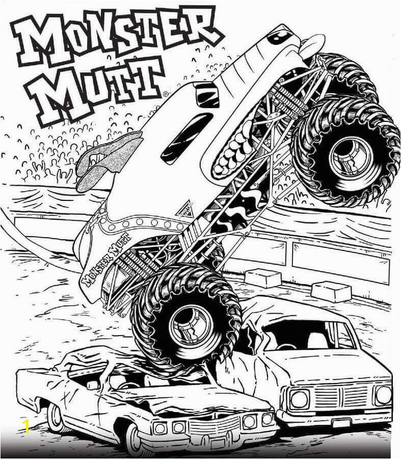 Monster Mutt Monster Truck Coloring Pages 10 Monster Jam Coloring Pages to Print