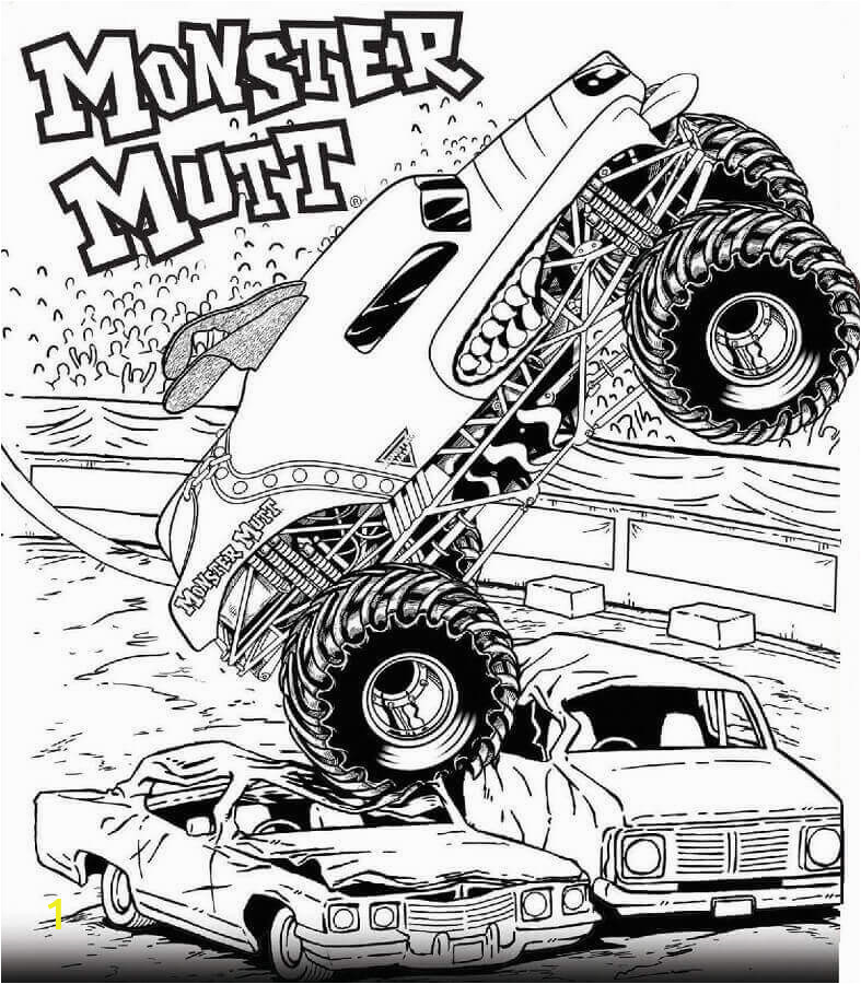 monster jam coloring pages