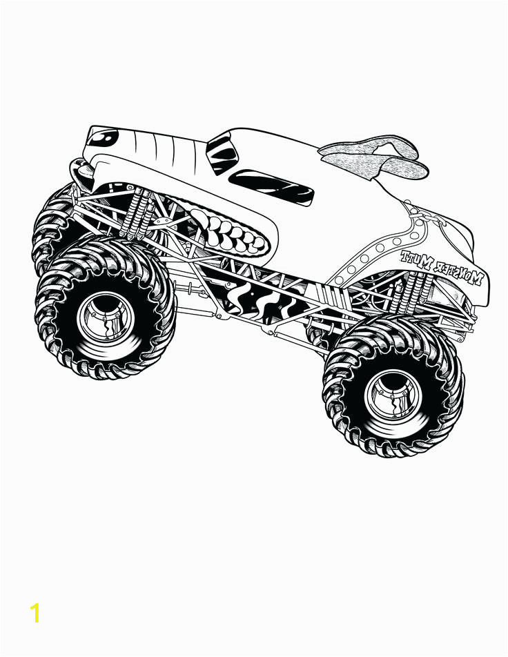 Monster Mutt Monster Truck Coloring Pages Monster Mutt Coloring Pages at Getcolorings