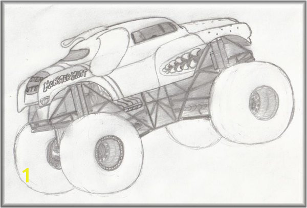 monster mutt monster truck coloring pages sketch templates