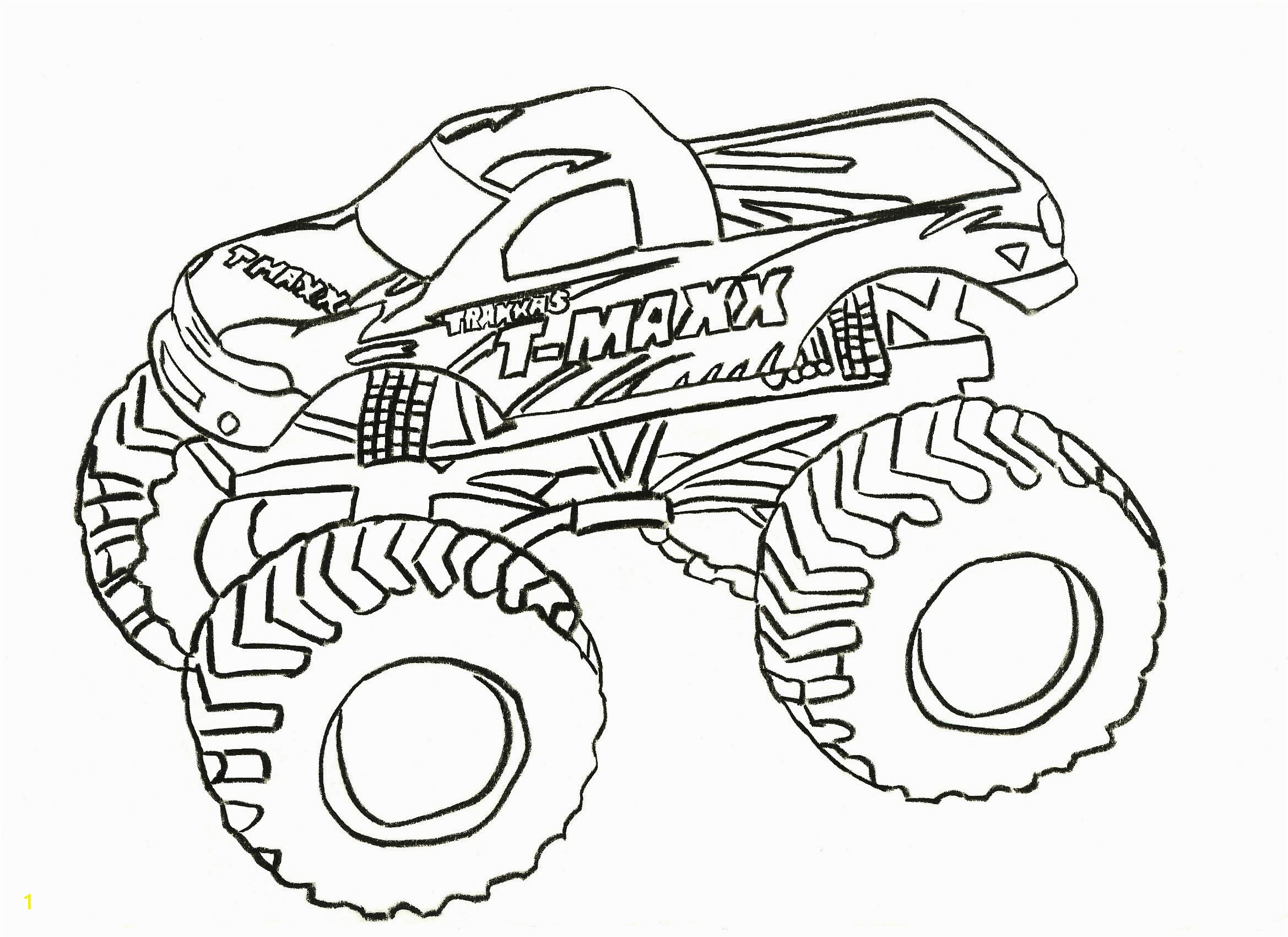 monster truck coloring pages