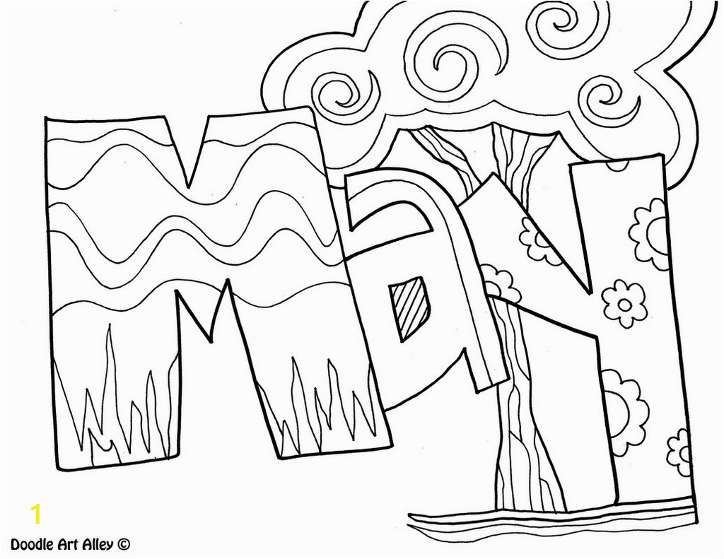 month year coloring pages