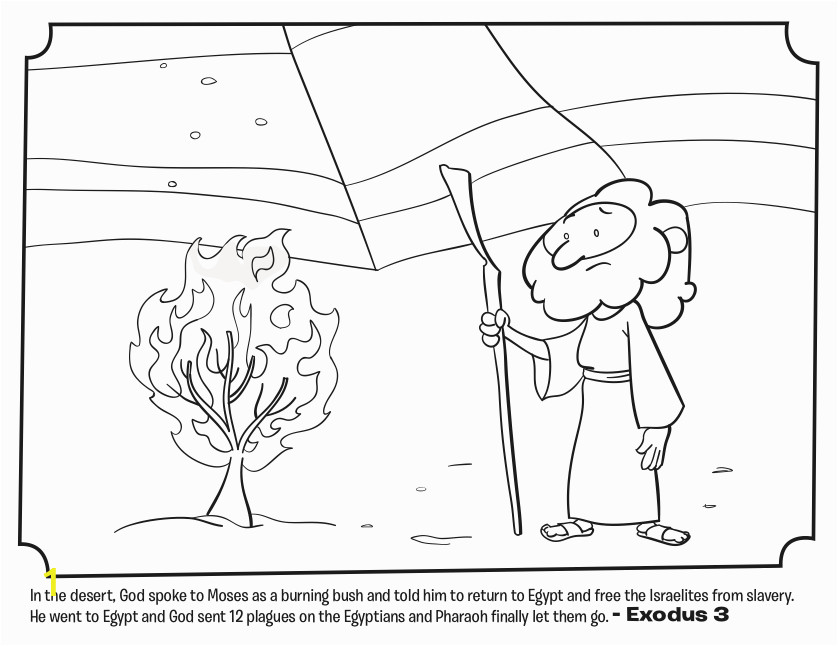 moses and the burning bush