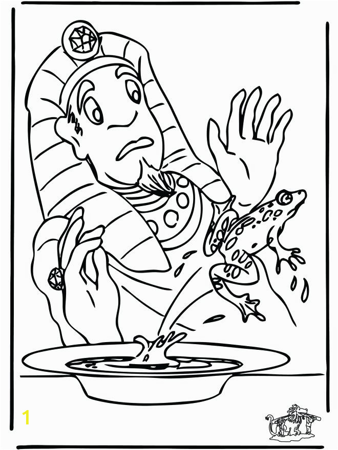 moses plagues coloring pages