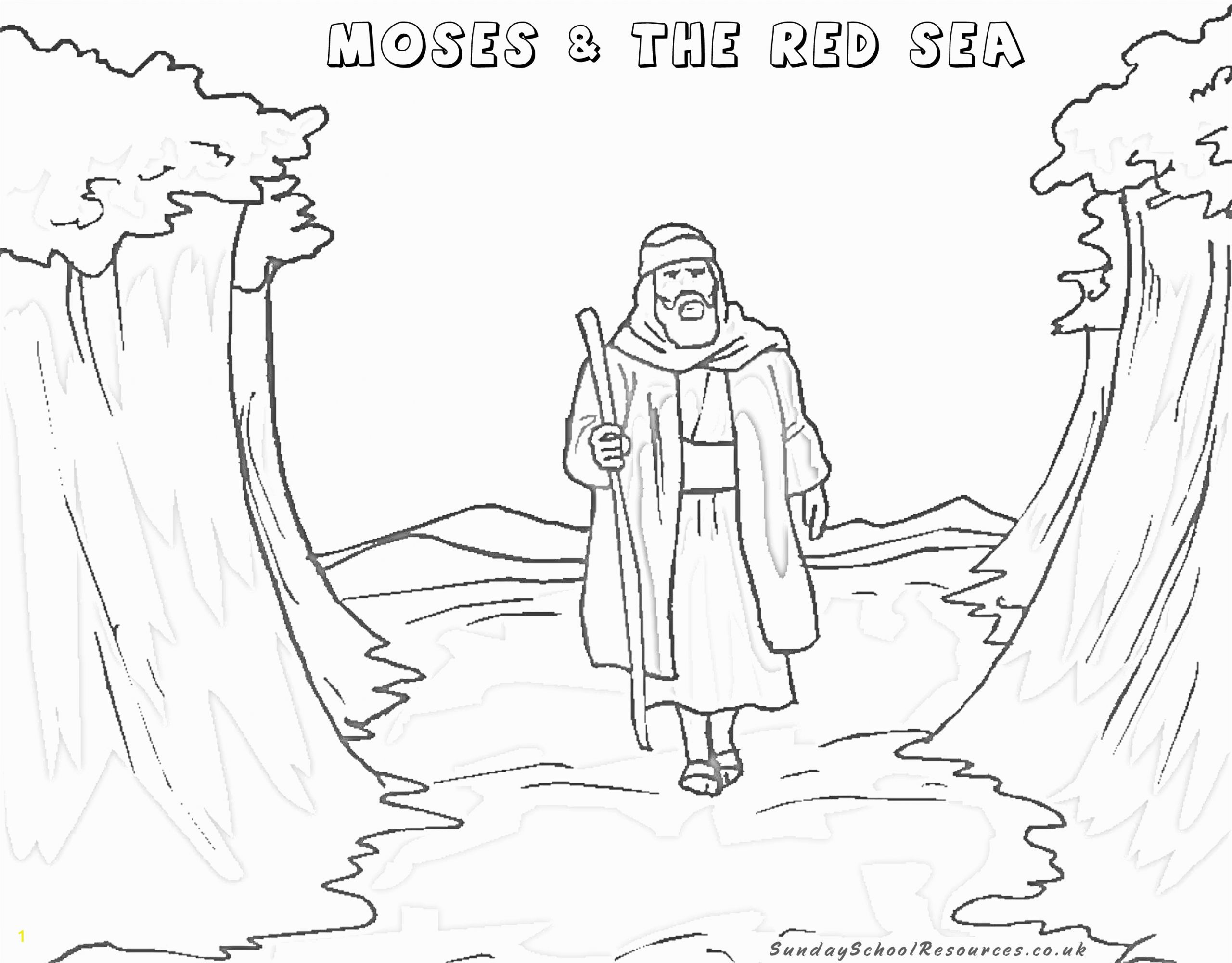 Moses Coloring Pages for Sunday School Sunday School Moses Bible Coloring Pages