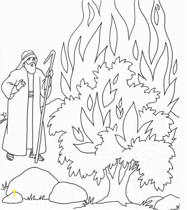 Moses Coloring Pages for Sunday School the Call Of Moses Colouring Pages