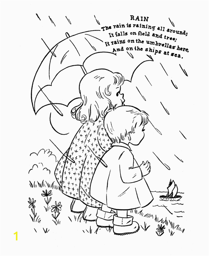 mother goose nursery rhyme coloring pages