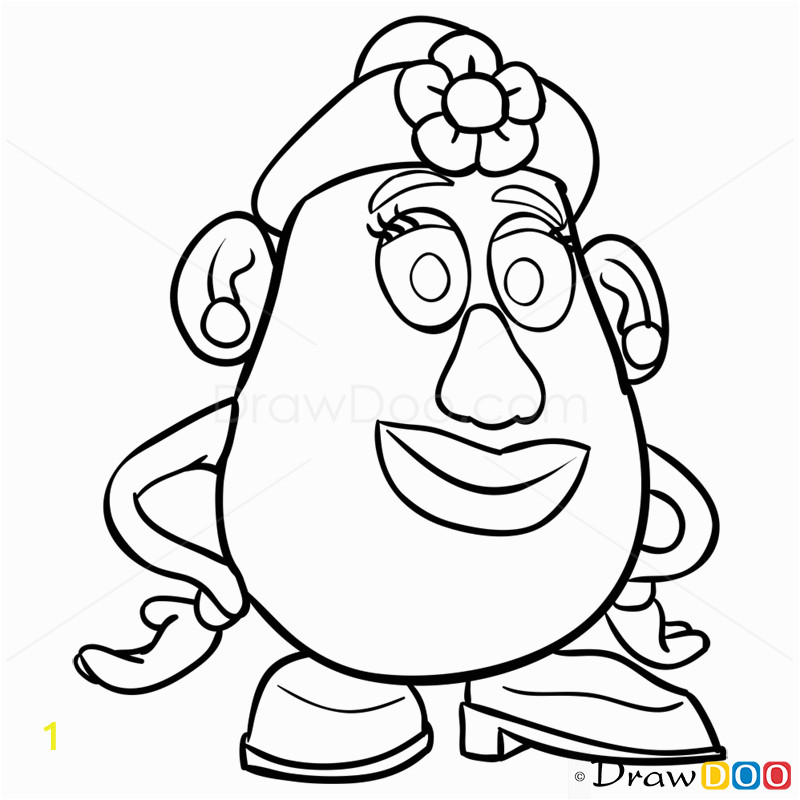 mr and mrs potato head coloring pages