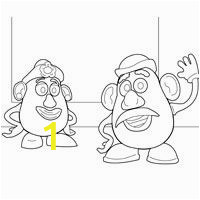 Mr and Mrs Potato Head Coloring Pages Mr and Mrs Potato Head