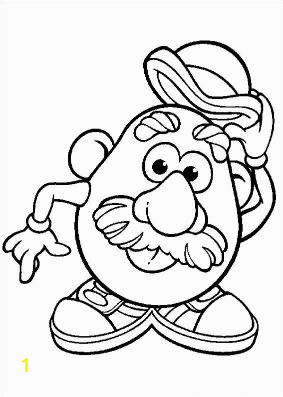 Mr Potato Head Printable Coloring Pages Kids N Fun