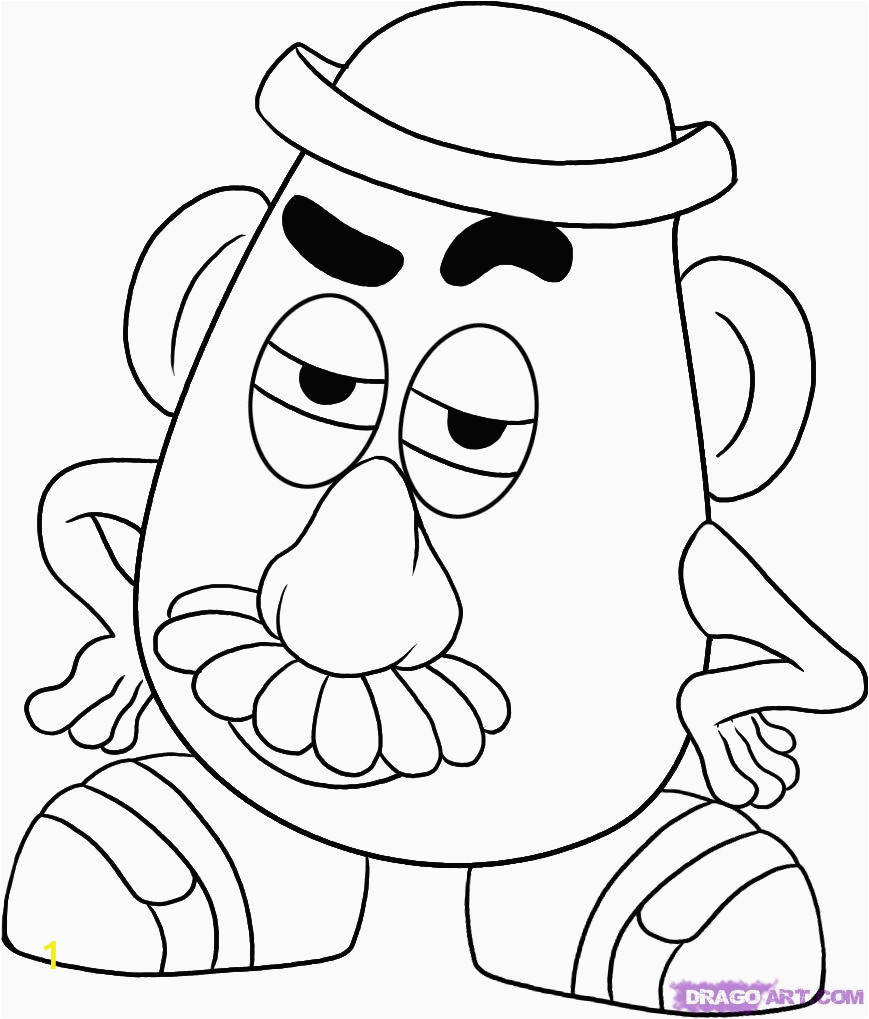 mr potato head coloring page