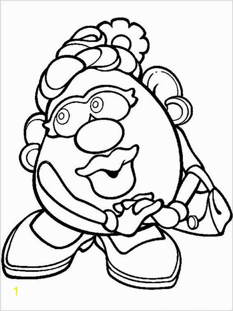 mr potato head coloring pages