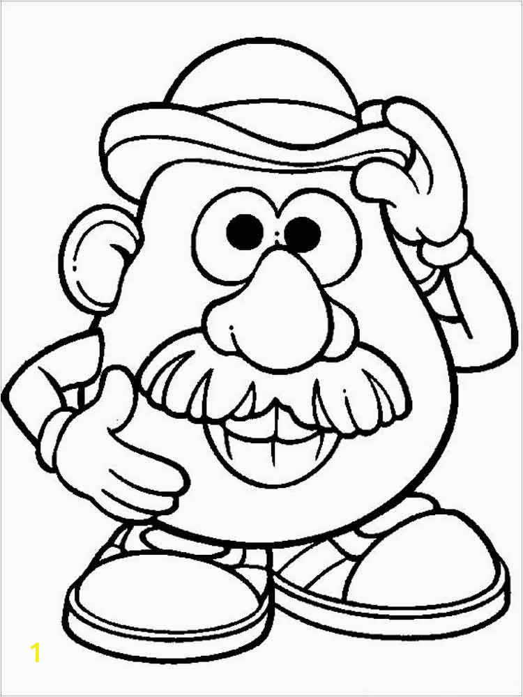 mr potato head coloring pages