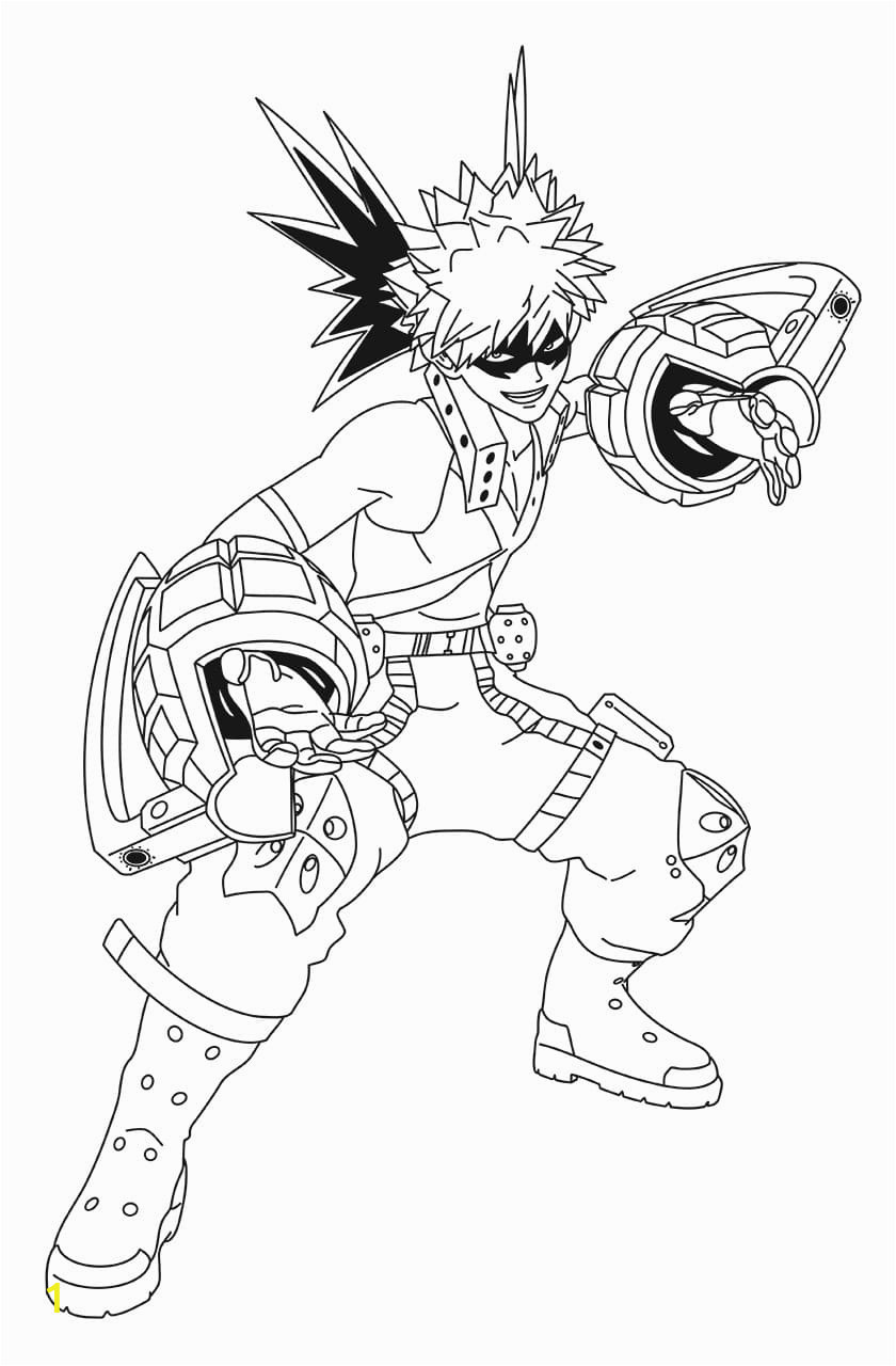 my hero academia coloring pages