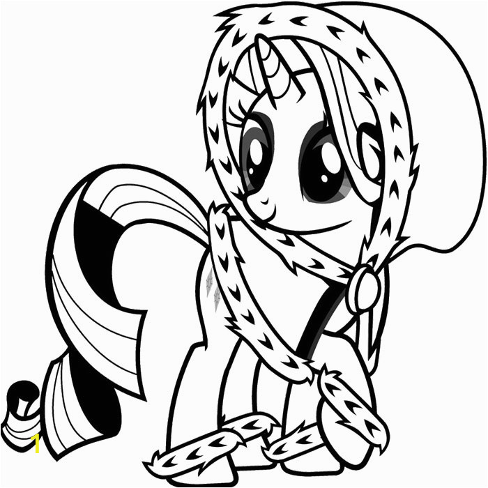 my little pony christmas coloring pages