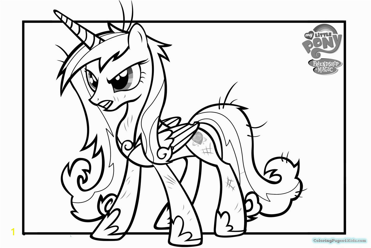 my little pony princess cadence coloring pages 1025