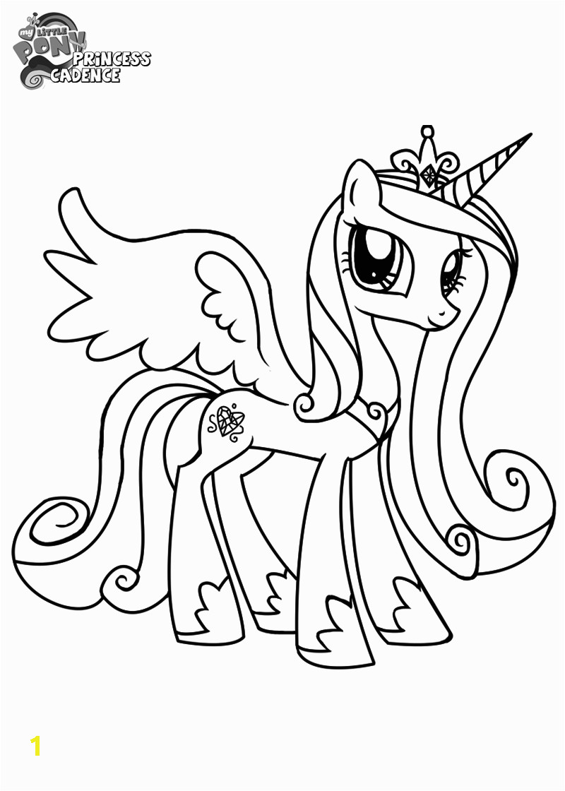 My Little Pony Coloring Pages Princess Cadence My Little Pony Coloring Pages Princess Cadence Wedding