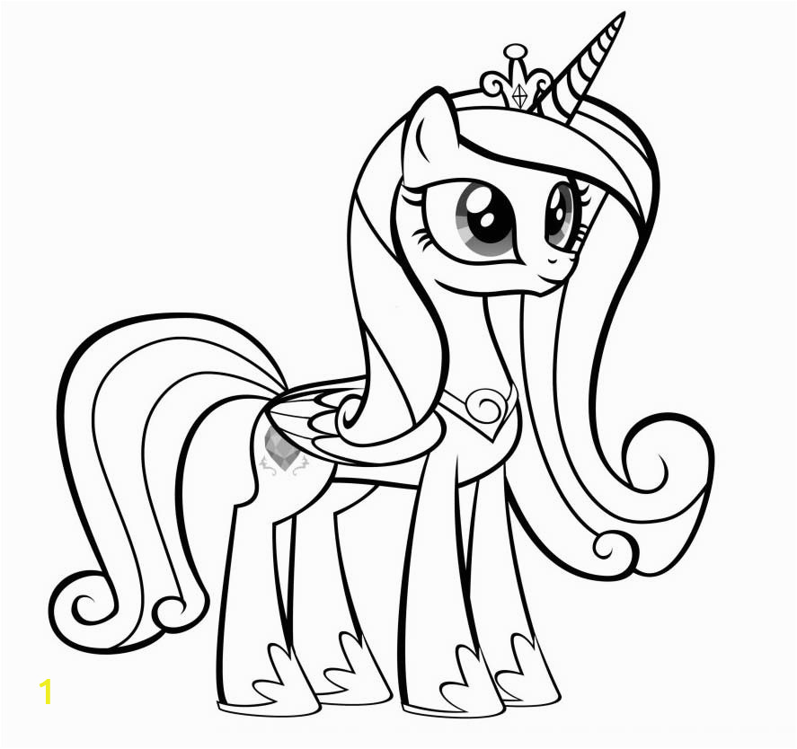 princess cadence coloring pages