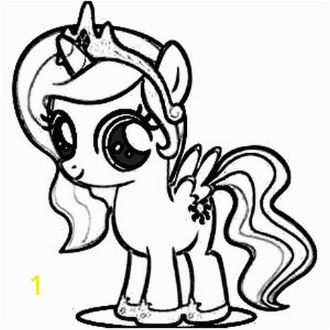 My Little Pony Coloring Pages Princess Celestia part 6