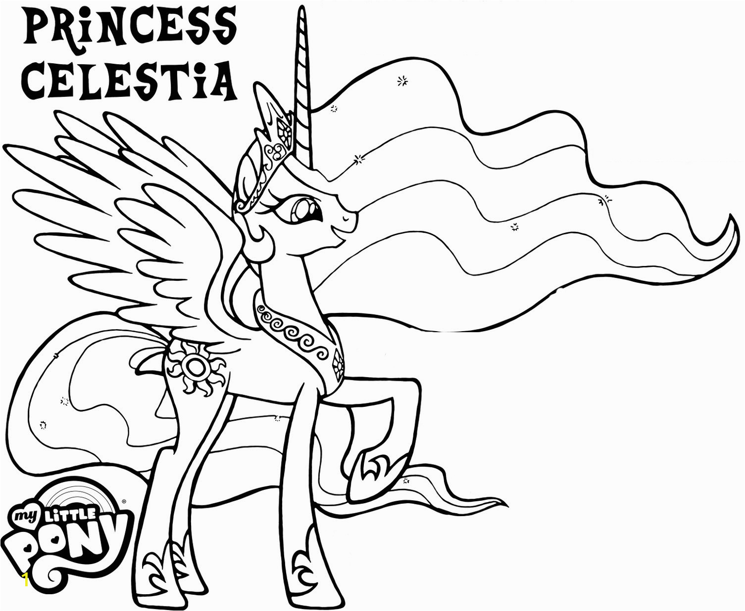 princess celestia coloring pages