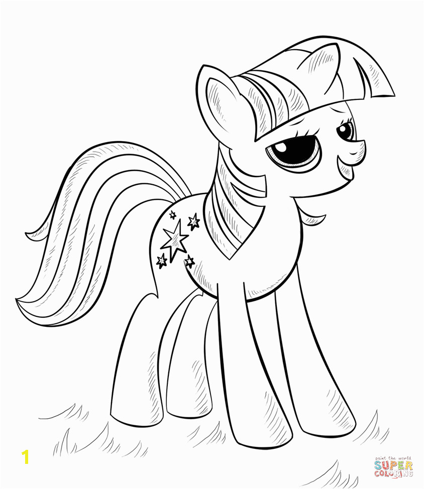 My Little Pony Coloring Pages Princess Twilight Sparkle Alicorn Princess Alicorn From My Little Pony Coloring Page My