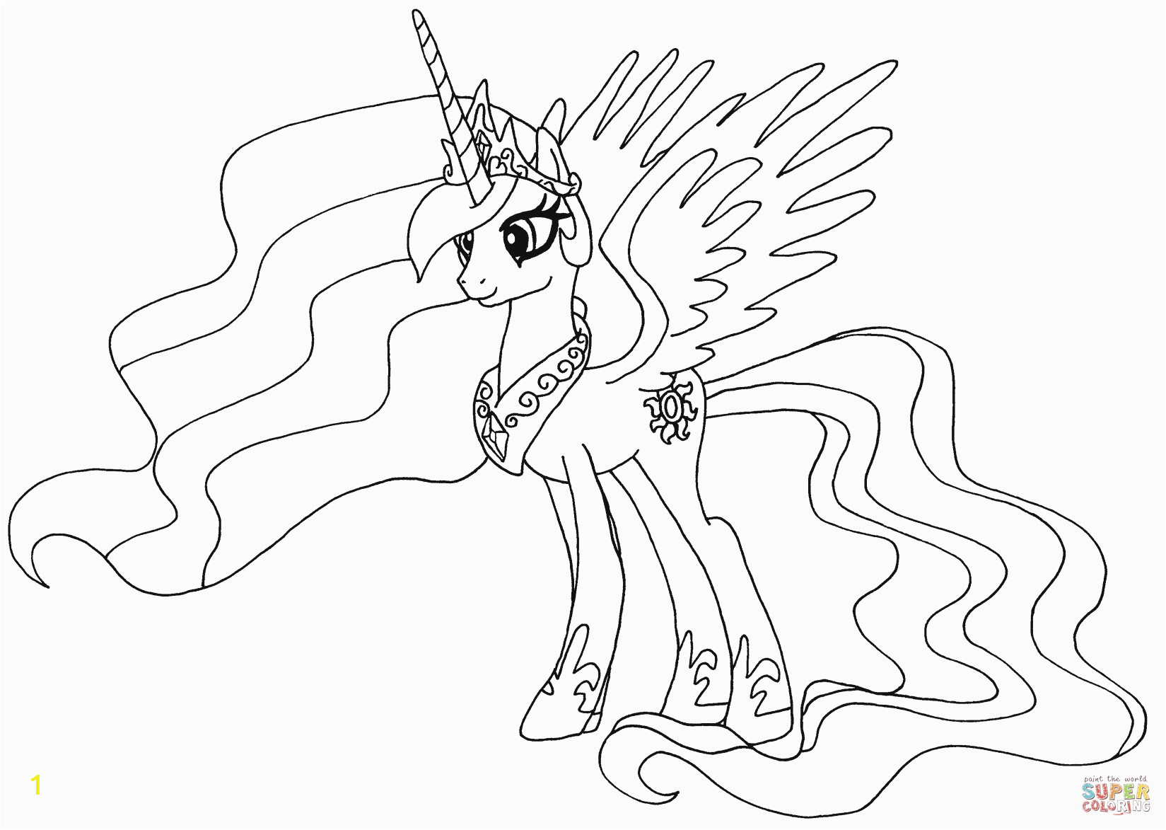 twilight sparkle alicorn coloring pages