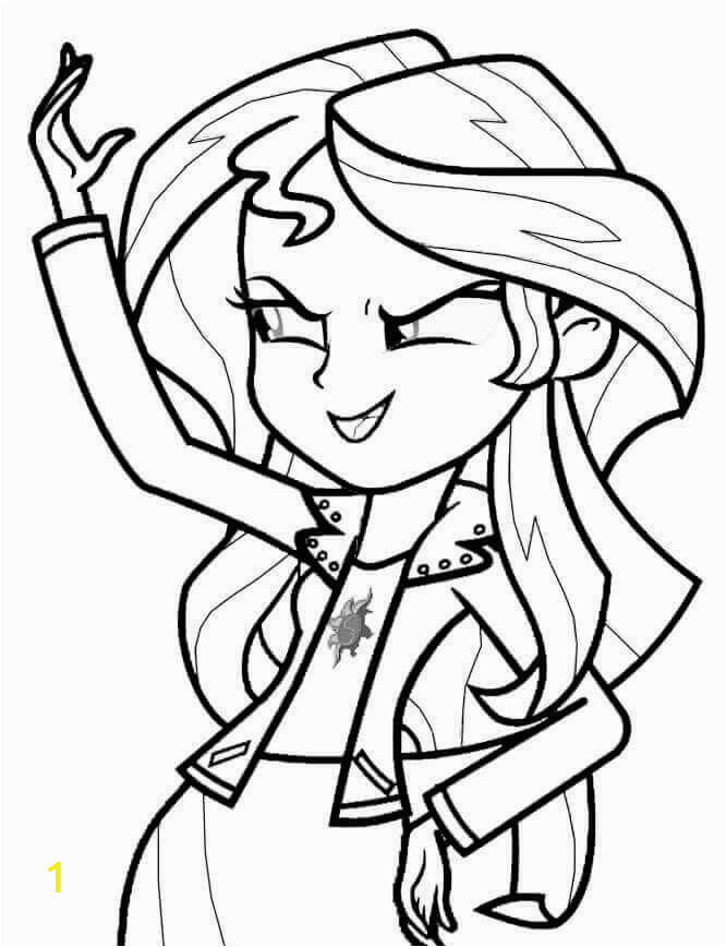 My Little Pony Coloring Pages Sunset Shimmer 15 Printable My Little Pony Equestria Girls Coloring Pages