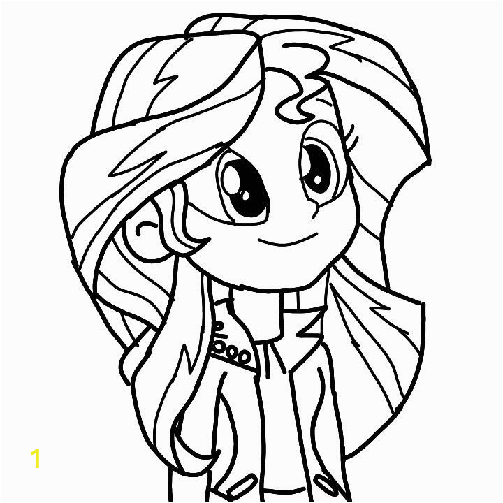 My Little Pony Coloring Pages Sunset Shimmer Sunset Shimmer Coloring 6