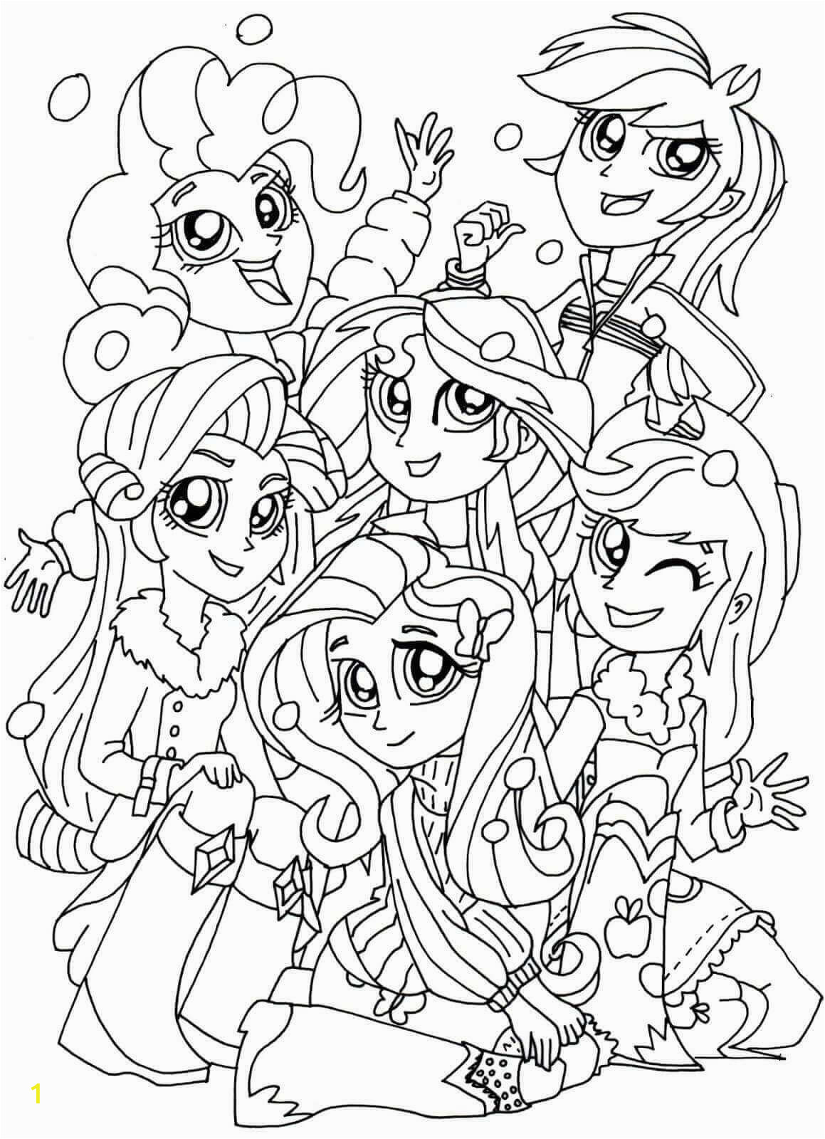 my little pony equestria girls coloring pages