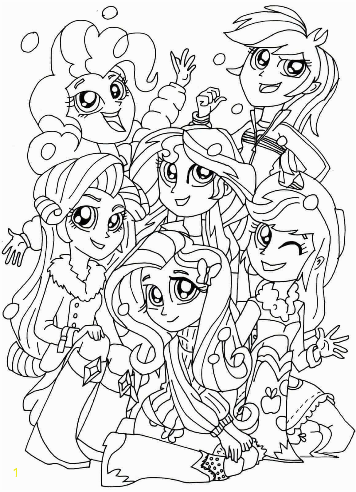 my little pony equestria girls coloring pages