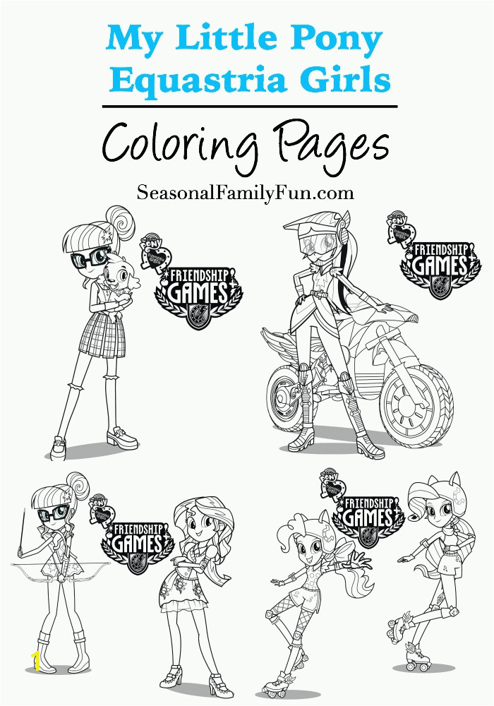 equestria girl friendship games coloring pages