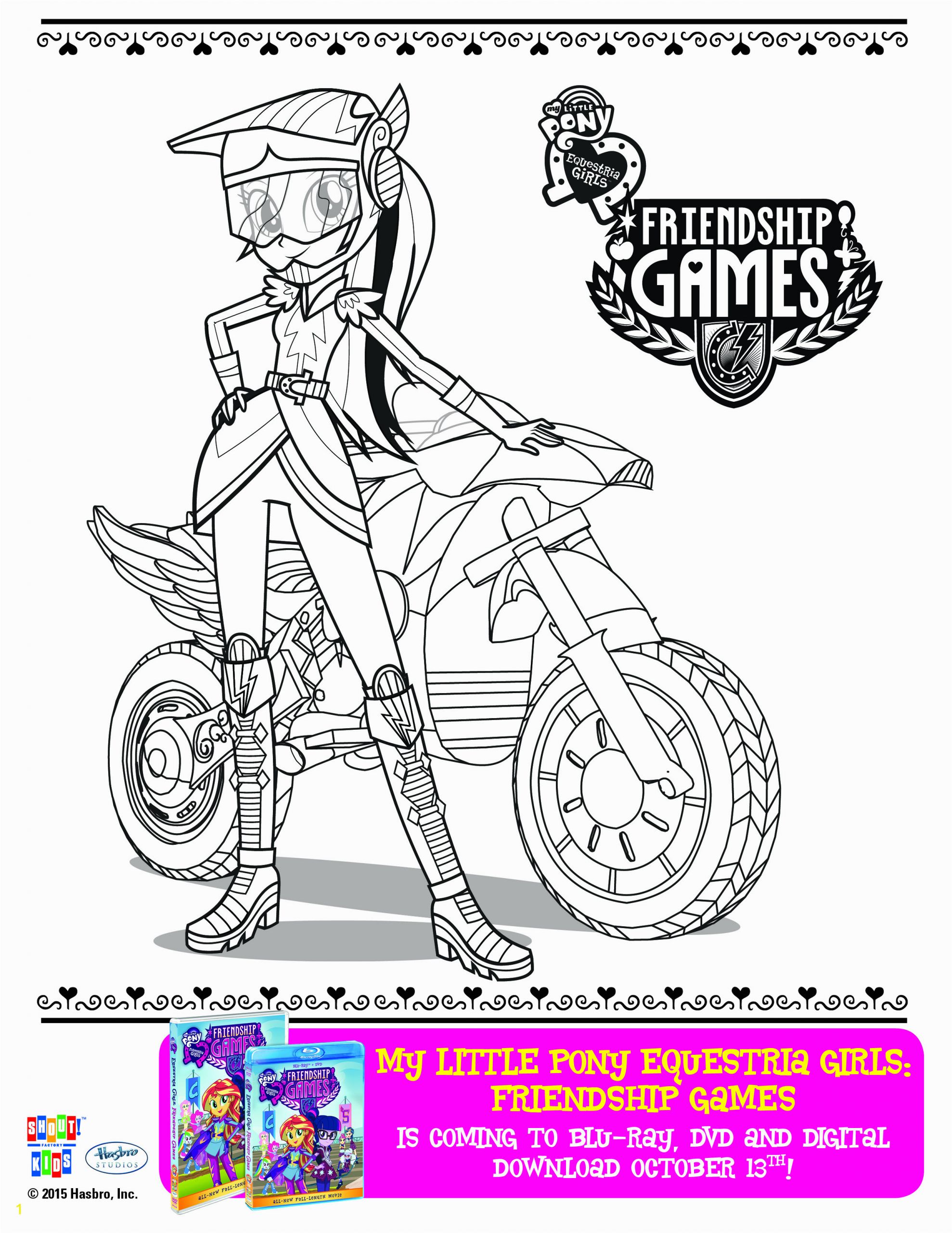 my little pony equestria girls friendship games coloring sheets