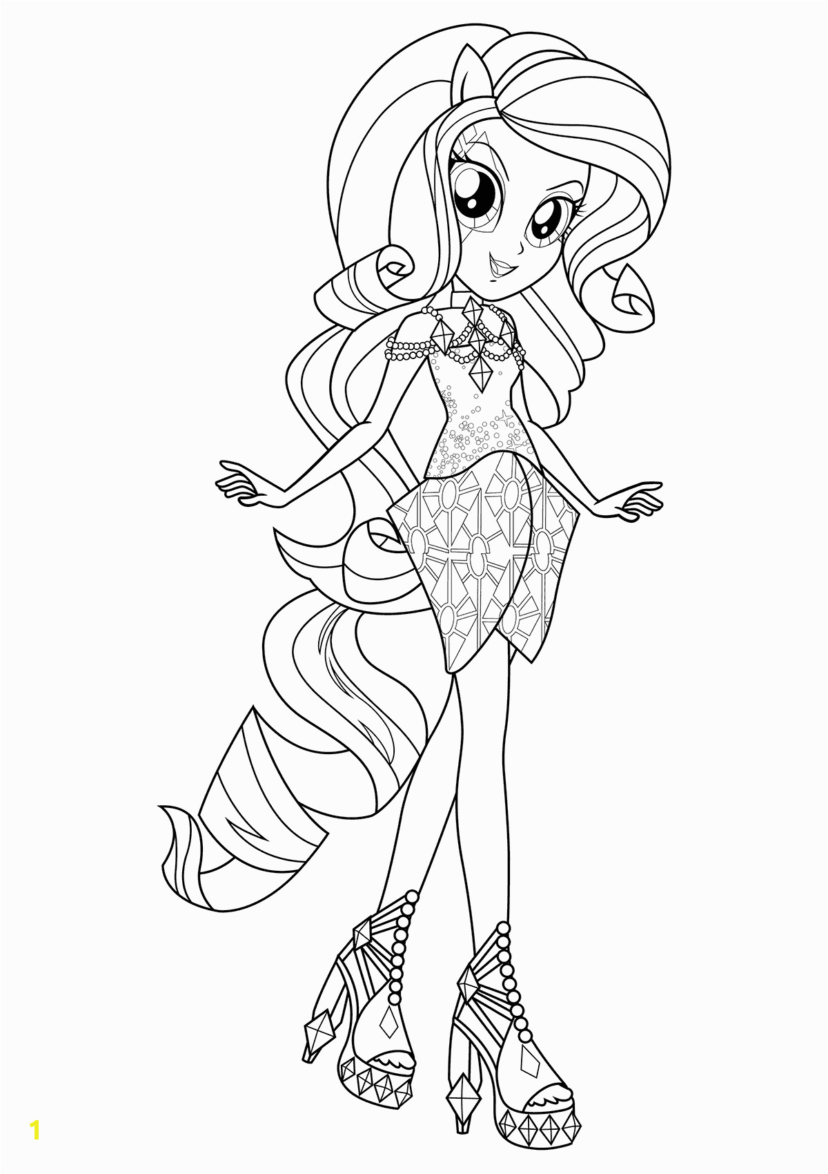 equestria girls coloring pages