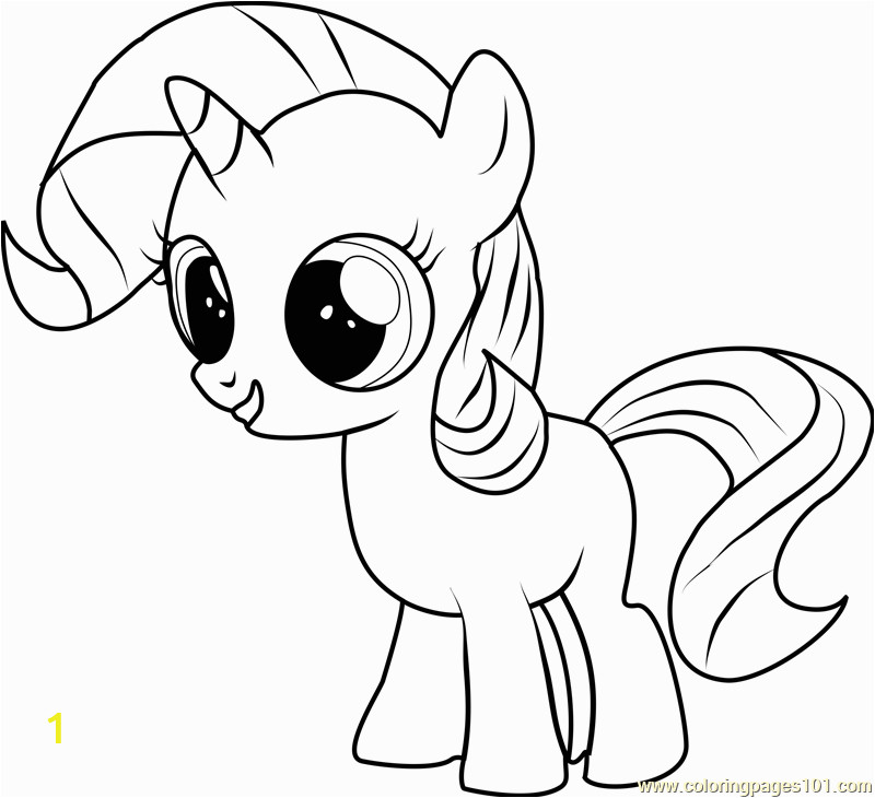 filly rarity coloring page
